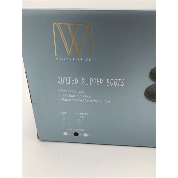 Wayland Square Women's Memory Foam Slippers, size M( 9-10) green - Picture 4 of 5